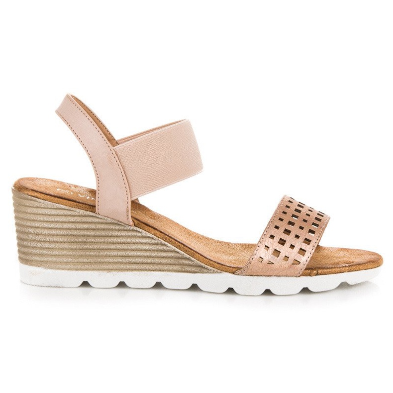 Sandals with a vinceza rubber pink