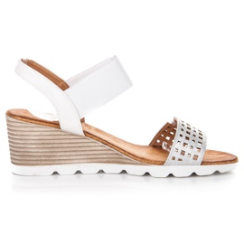 Sandals with a vinceza rubber white Sandals with a vinceza rubber white