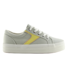 Gray Sneakers on a high sole K1831401 Gris grey Gray Sneakers on a high sole K1831401 Gris grey