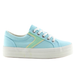 Blue K1831401 Celeste high-soled sneakers Blue K1831401 Celeste high-soled sneakers