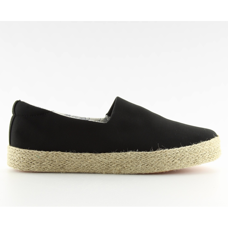Black slip-on espadrilles k1833801 negro Black slip-on espadrilles k1833801 negro
