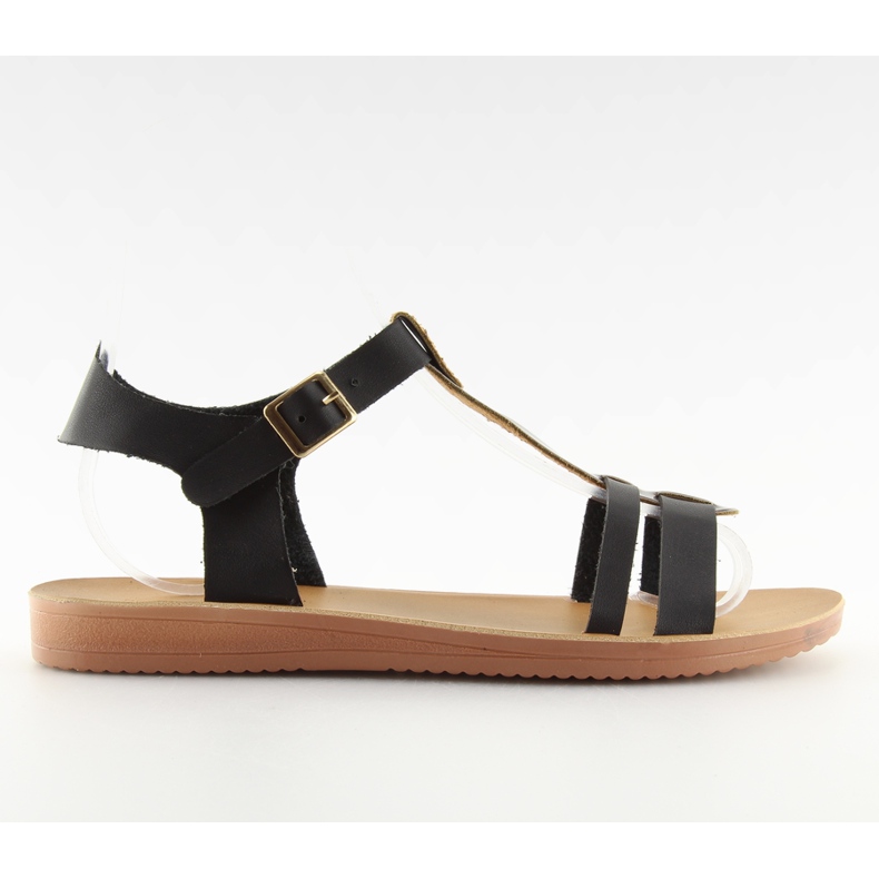 Black women's sandals n17317 black