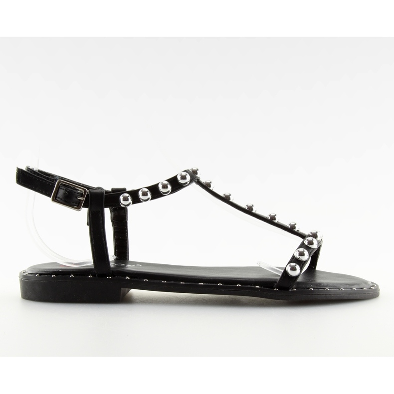 Sandals with studs black DD88P black