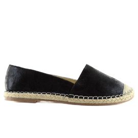 Black women's espadrilles LT23K-1 black