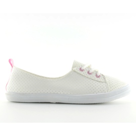 Women's white sneakers L1832401 rosa pink