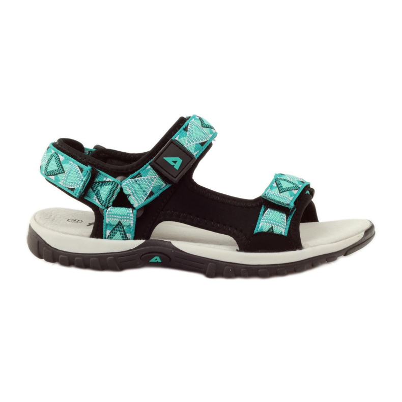 American Club Sandals with an American 6102 leather insert green black
