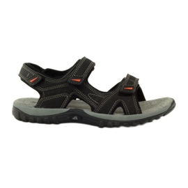 American Club Sandals with an American 6201 leather insert black