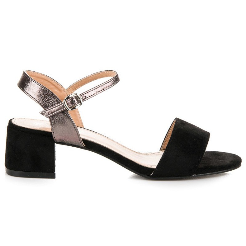 Black vinceza high-heeled sandals