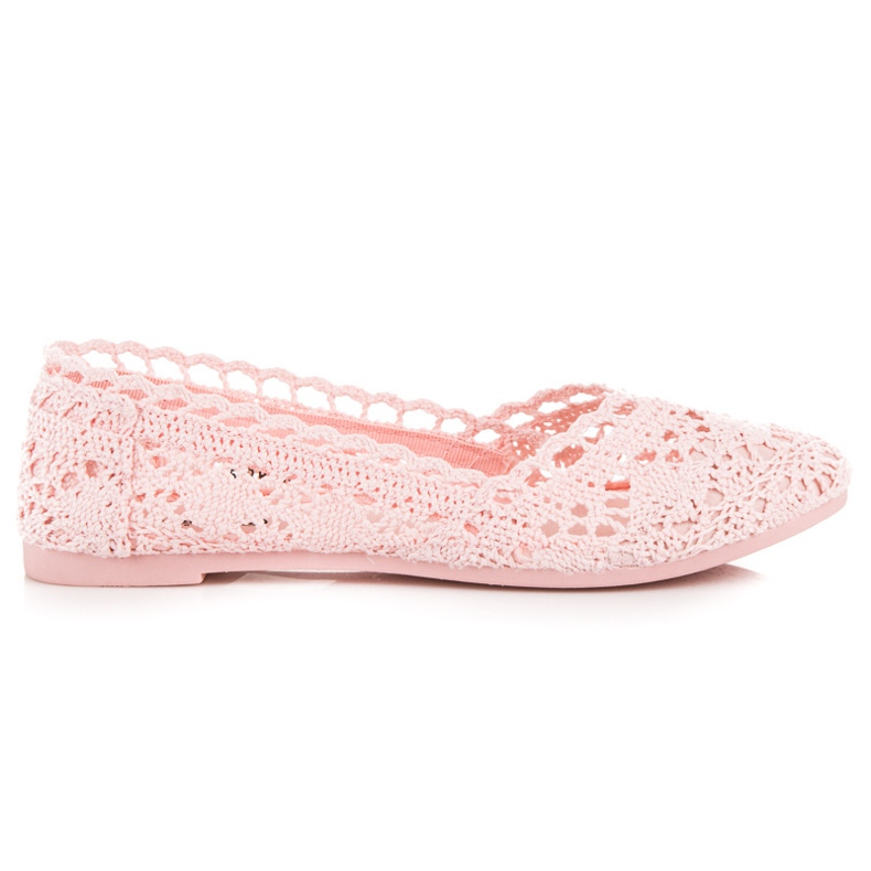 Seastar Pink lace ballerinas Seastar Pink lace ballerinas