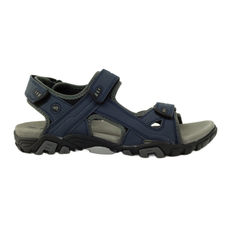 American Club American 0072 navy blue sports sandals grey American Club American 0072 navy blue sports sandals grey