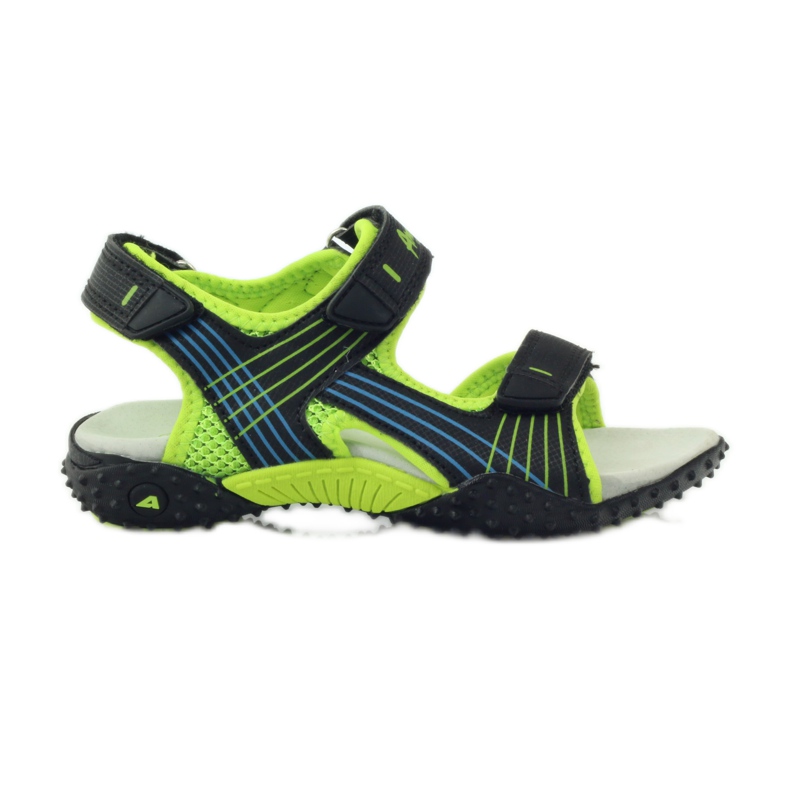 American Club Sandals with an American 5261 leather insert green black