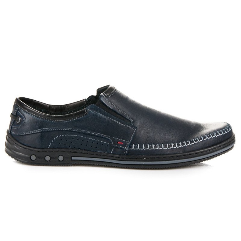 Lucca Slip on loucca loafers navy blue