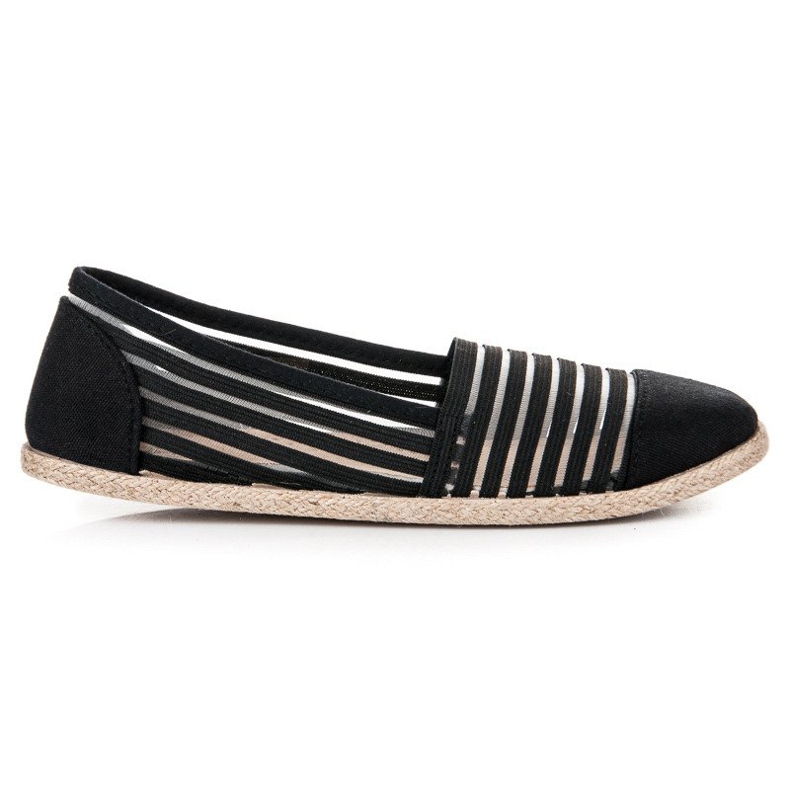 Vinceza Transparent Mckeylor Espadrilles black