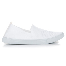 Mckeylor textile slip-on sneakers white