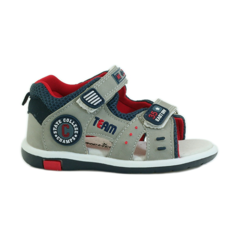 American Club Sandals with an American 87297 leather insert navy blue grey