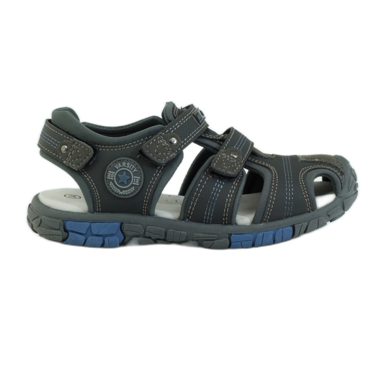 American Club Children's sandals with an American 93603 leather insert grey