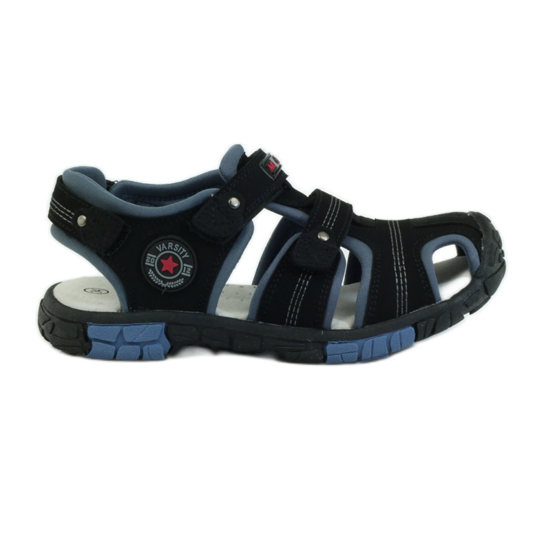 American Club Sandals with an American 93603 leather insert black