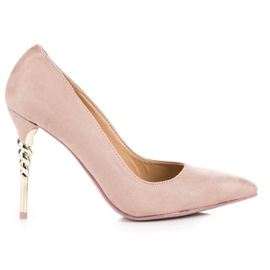 Powder Suede Heels pink Powder Suede Heels pink