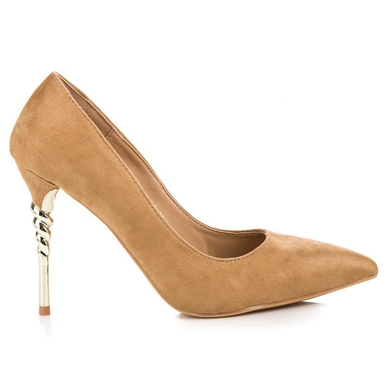 Brown Suede Heels