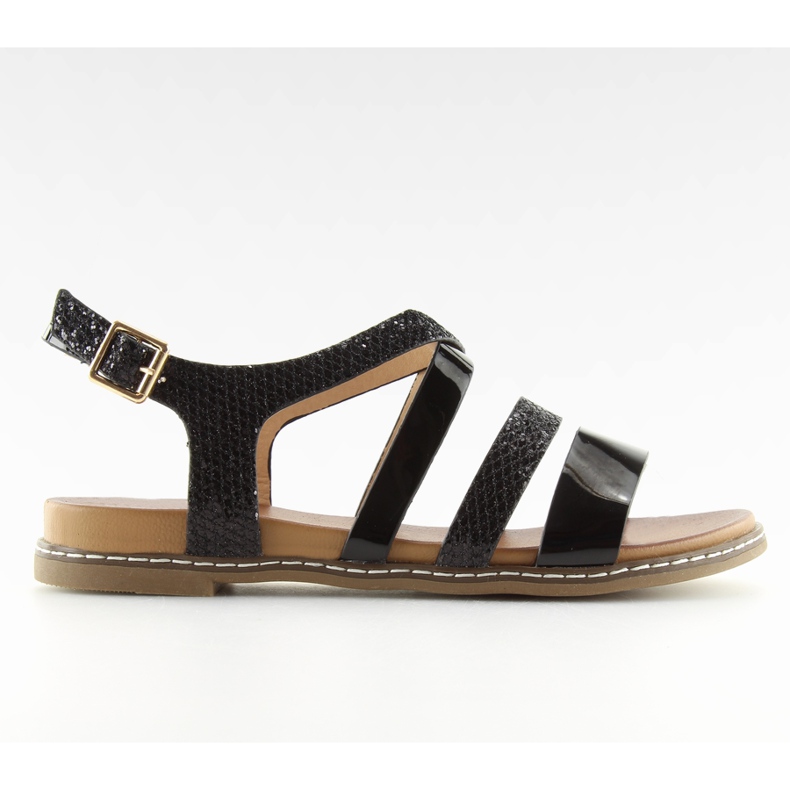 Black women's sandals J80-1 black