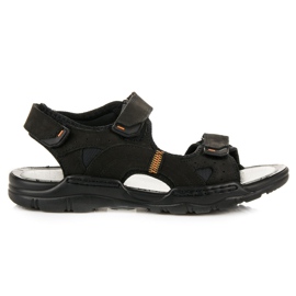 Mckeylor leather sandals black