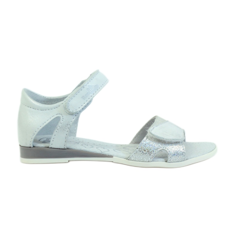 White and silver sandals Ren But 4333 grey