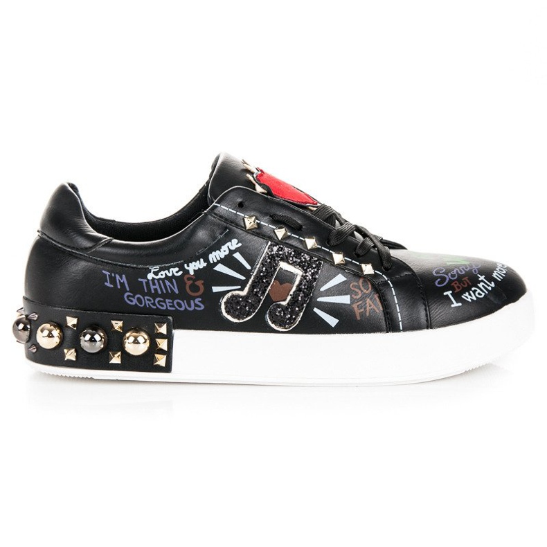 Seastar Black Fashion Sneakers