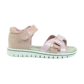American Club Sandals with an American 17028 leather insert pink