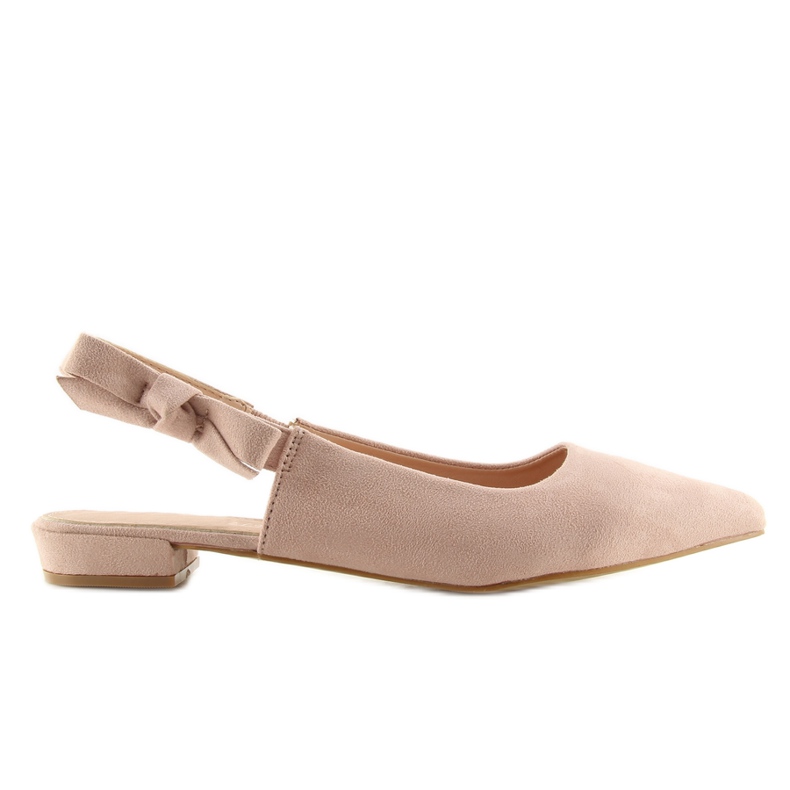 Open heel ballerinas pink 100-879SA