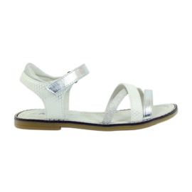 American Club American sandals children's shoes leather insole grey