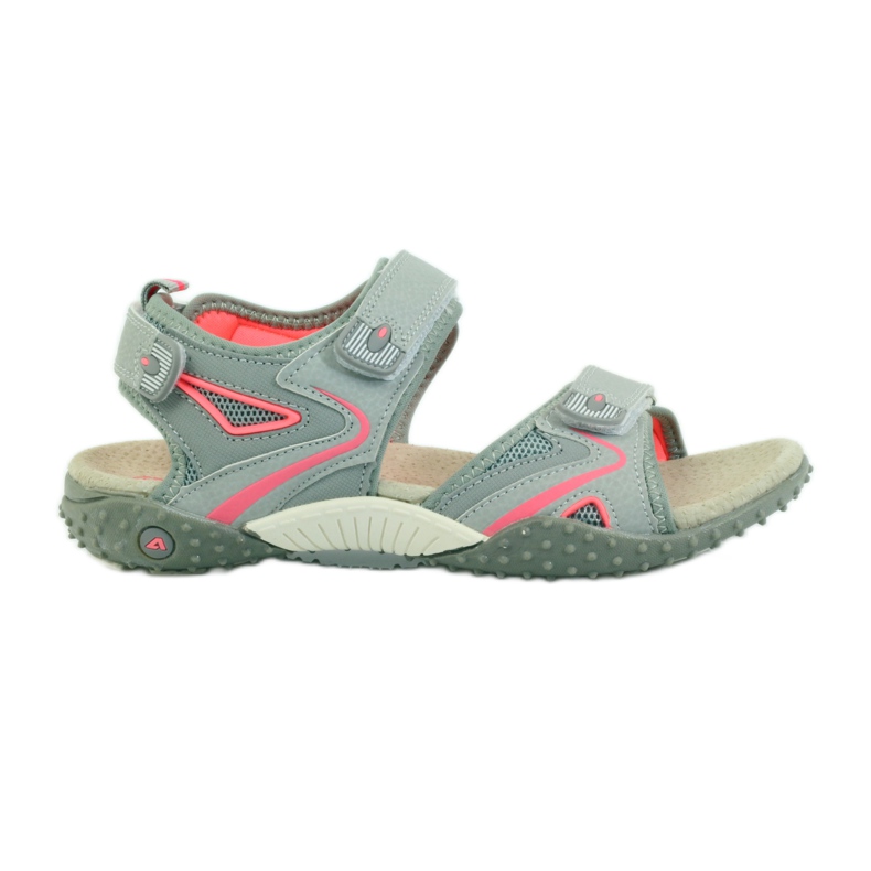 American Club Sandals with an American 1707 leather insert grey orange