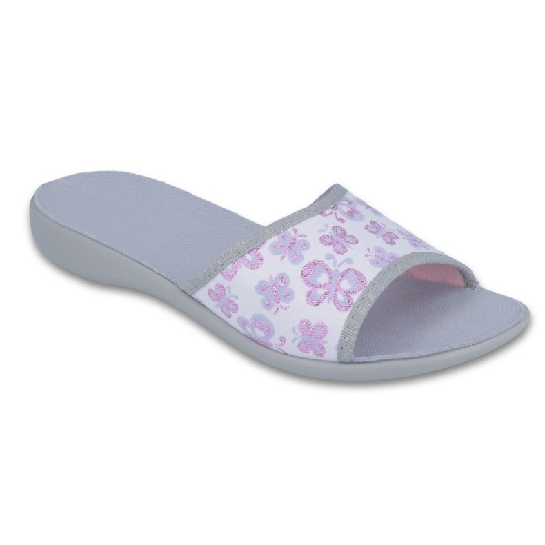 Befado women's shoes pu 300D041 grey pink