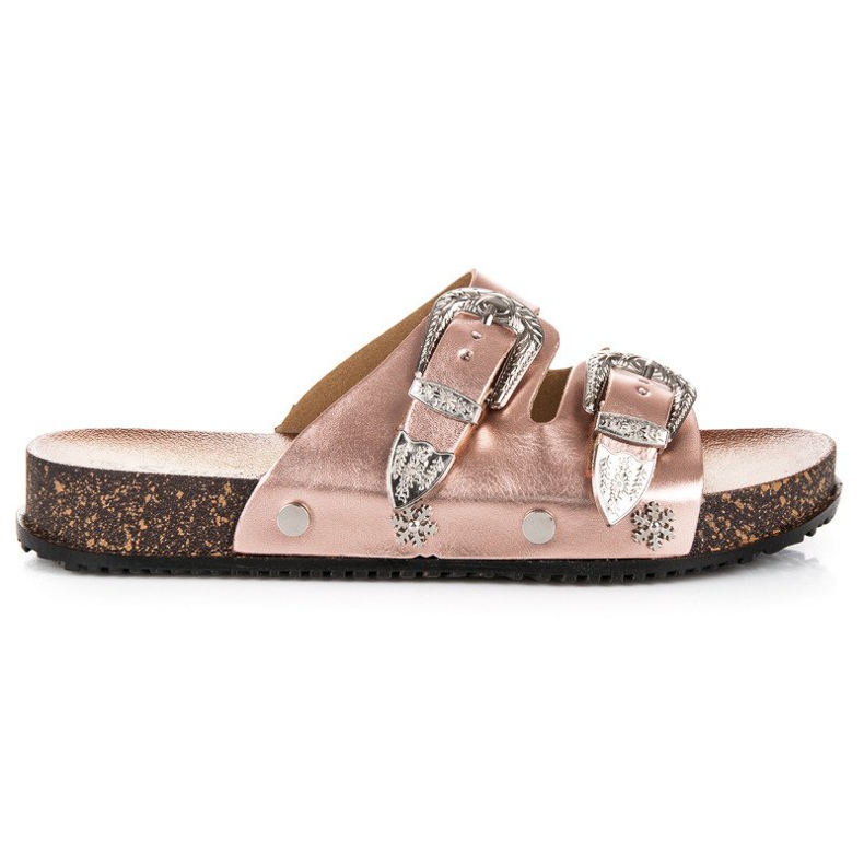 Seastar Pink slippers with buckles Seastar Pink slippers with buckles
