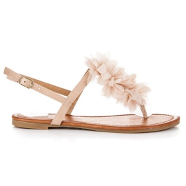 Seastar Stylish sandals with a buckle brown Seastar Stylish sandals with a buckle brown