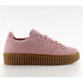 Suede creepers 8149 Pink