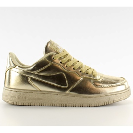 Sports shoes crazy colors B731 Gold golden