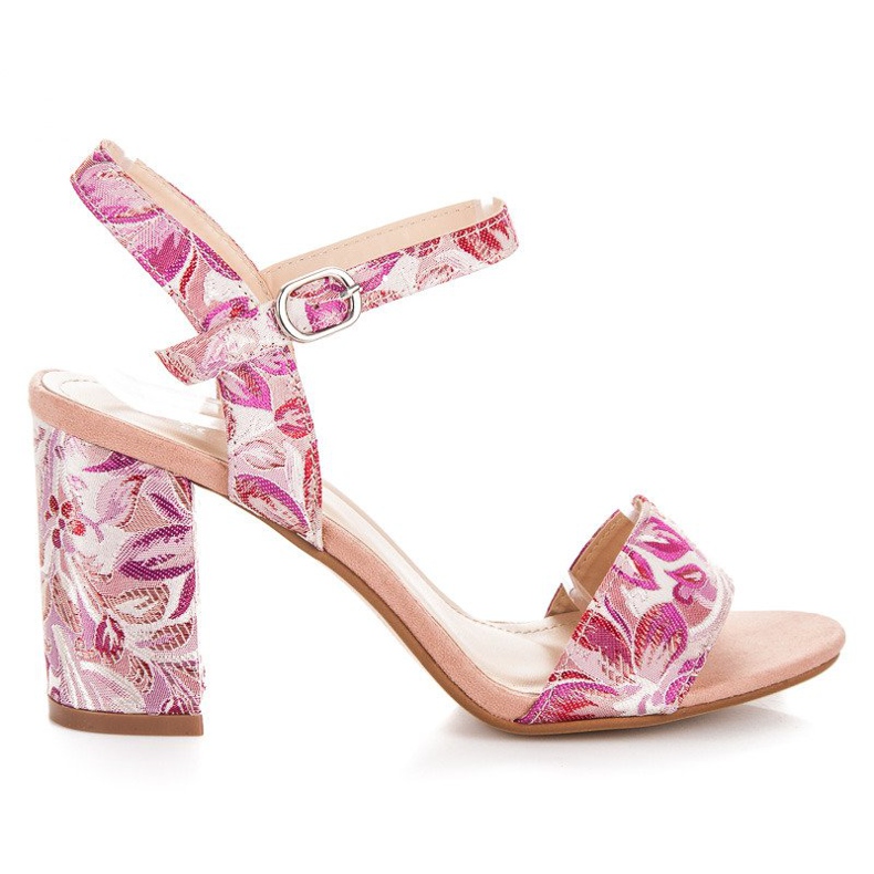 Seastar Casual high-heeled sandals pink