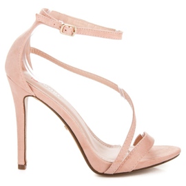 Seastar Elegant high heel sandals pink