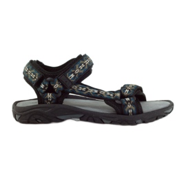 American Club Sandals with an American 1728 leather insert black