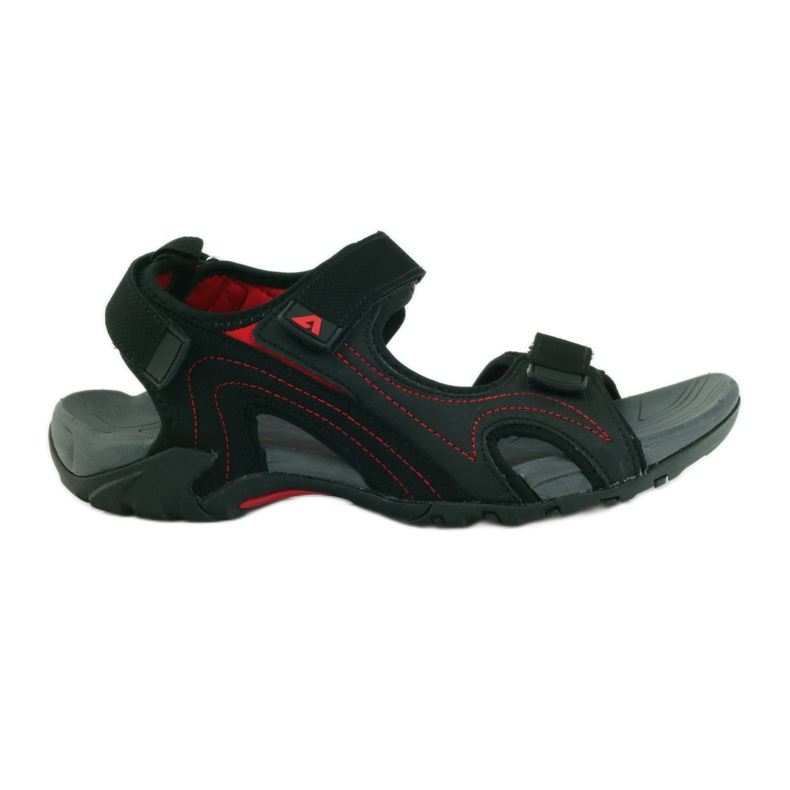 American Club American women's sandals with a foam insole black
