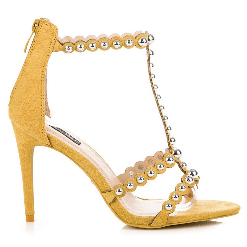 Yellow Suede Sandals