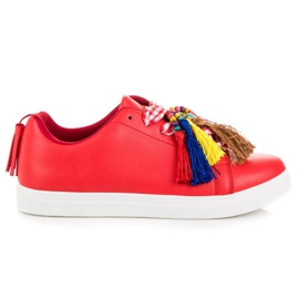 Fashionable Red VICES Sneakers