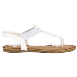 Comer Flip-flops with an elastic band white