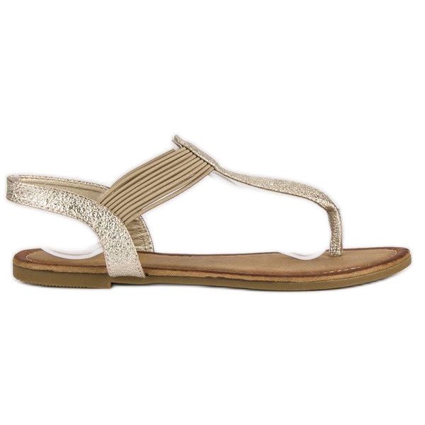 Comer Flip-flops with an elastic band yellow