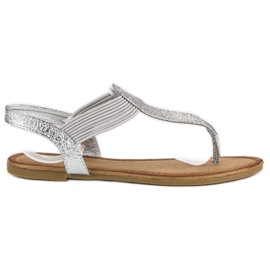 Comer Flip-flops with an elastic band grey