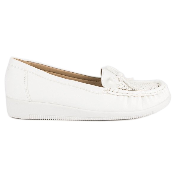 Tullo Women's white loafers