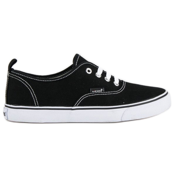 Hasby Lace-up black sneakers
