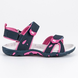 Hasby Comfortable Velcro sandals blue