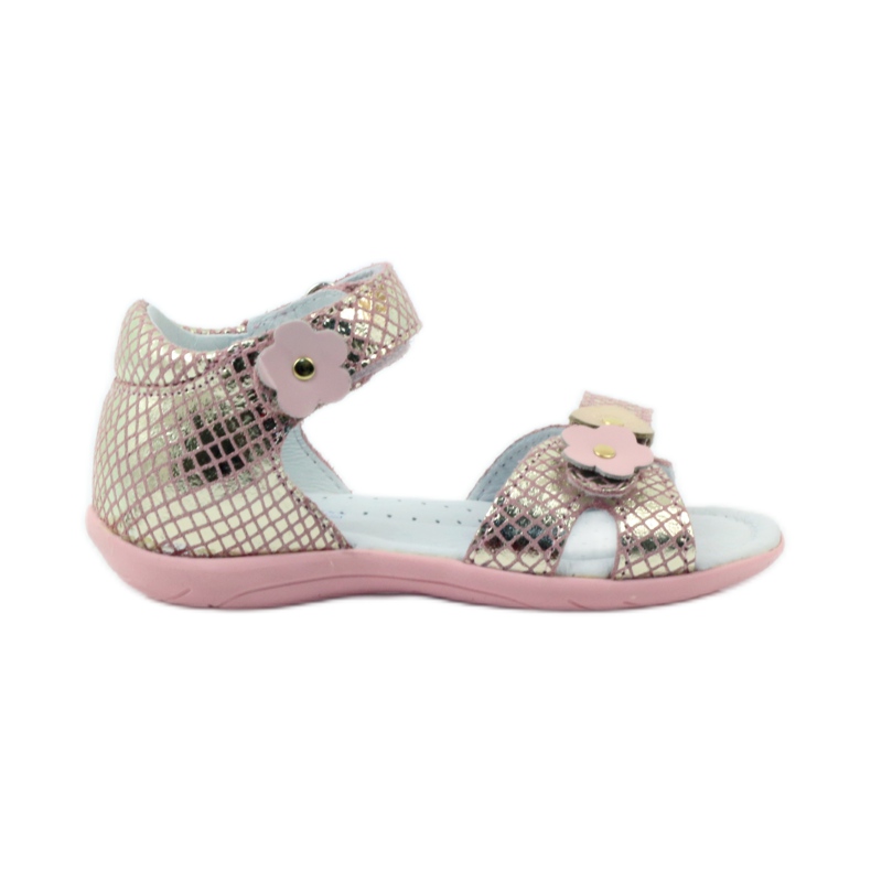 Sandals flowers Bartek 31794 pink yellow