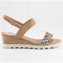 Kylie Sandals With Beads brown Kylie Sandals With Beads brown